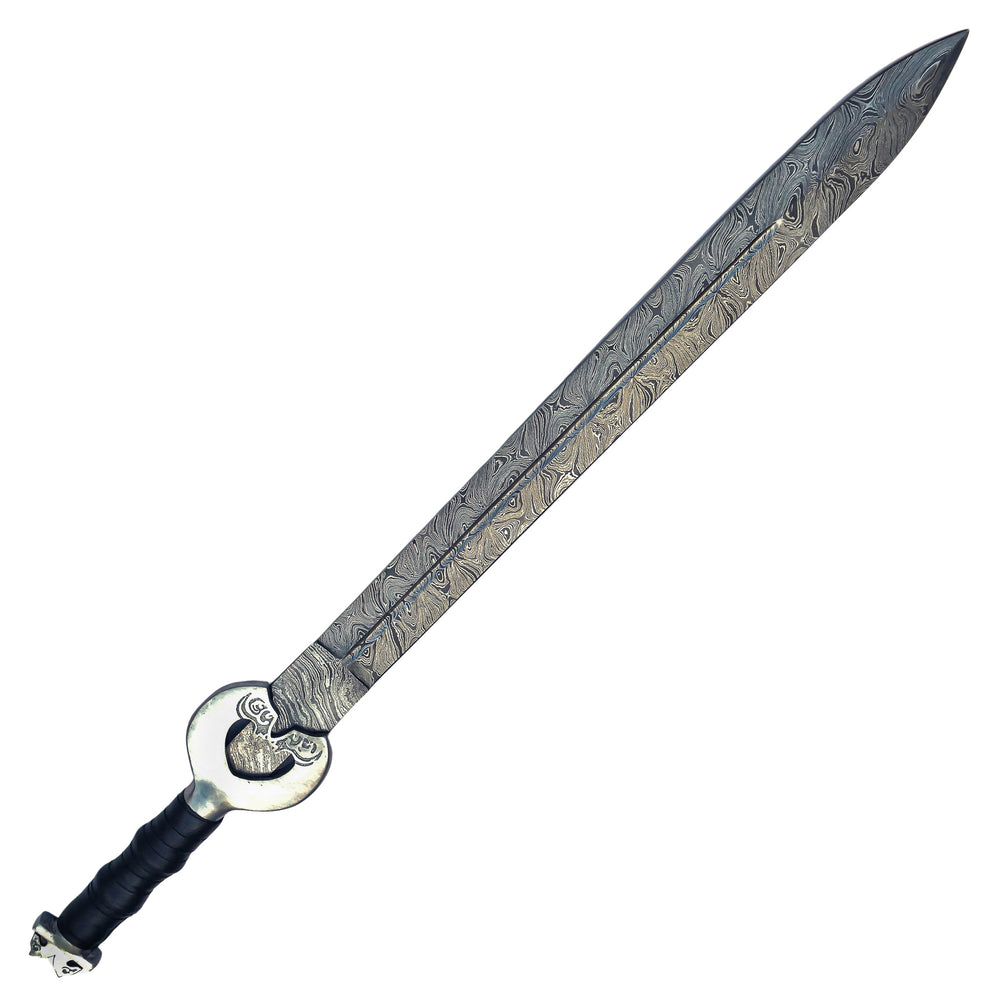 King's Sword- Spanish Longsword- Damascus Steel- 37"