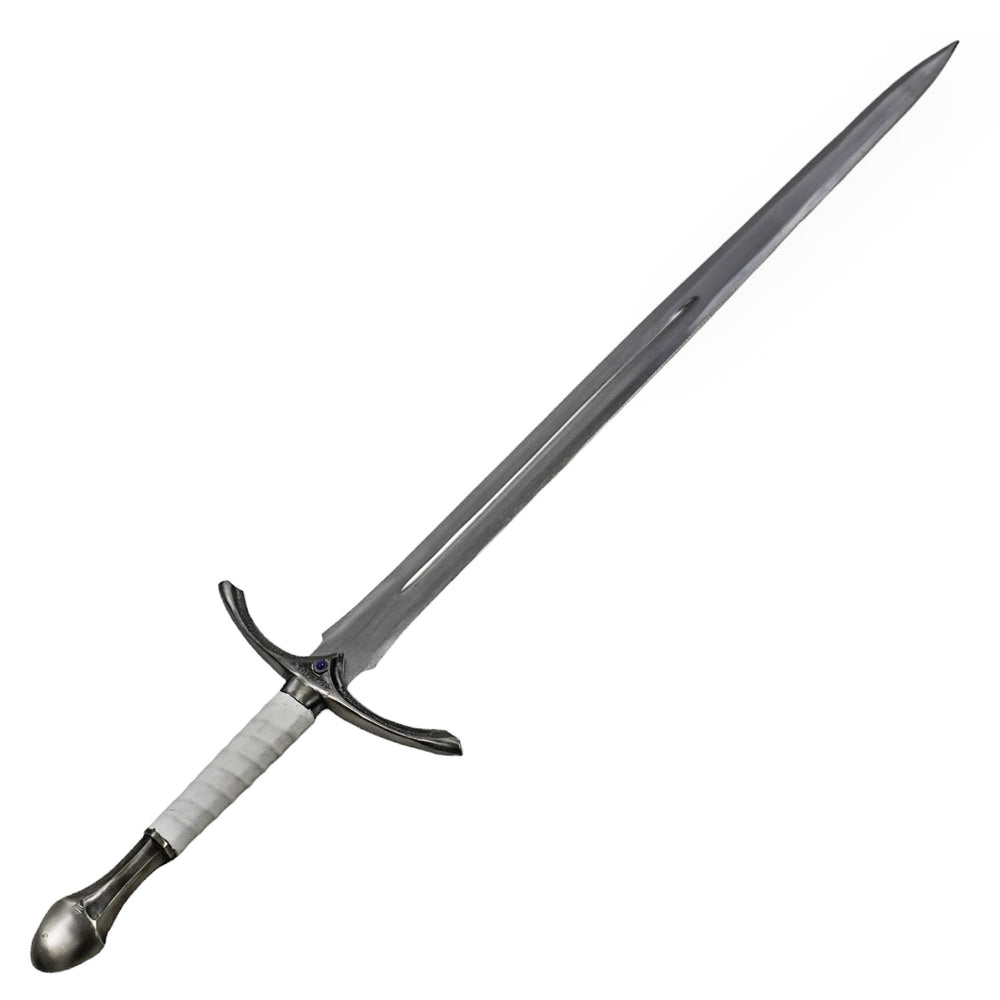 White Longsword- High Carbon 1095 Steel- 44"