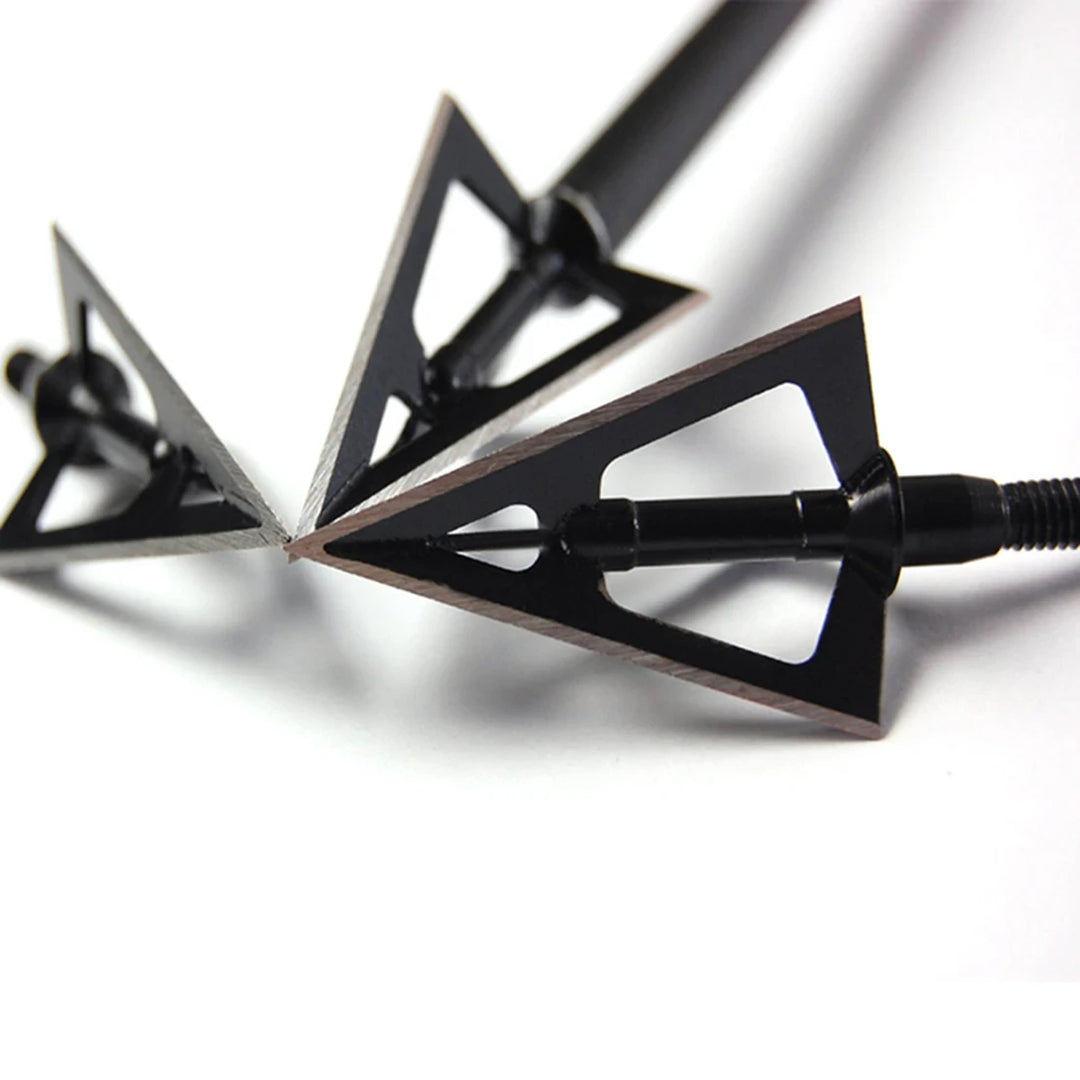 6/12pcs Hunting Broadheads 3 Fixed Blades