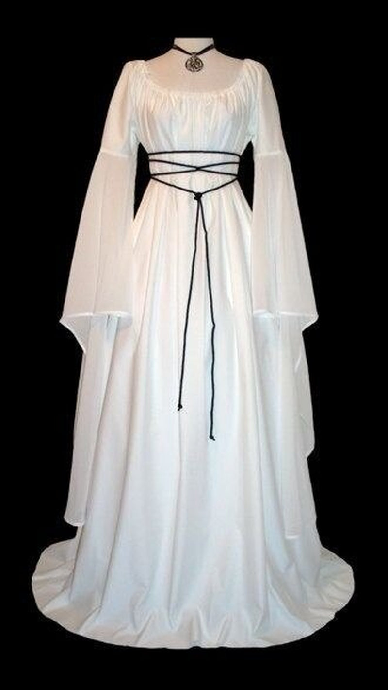 New Women Fashion Vintage Style Women Medieval Dress Gothic Dress Floor Length Women Cosplay Dress Retro Long Gown Dress