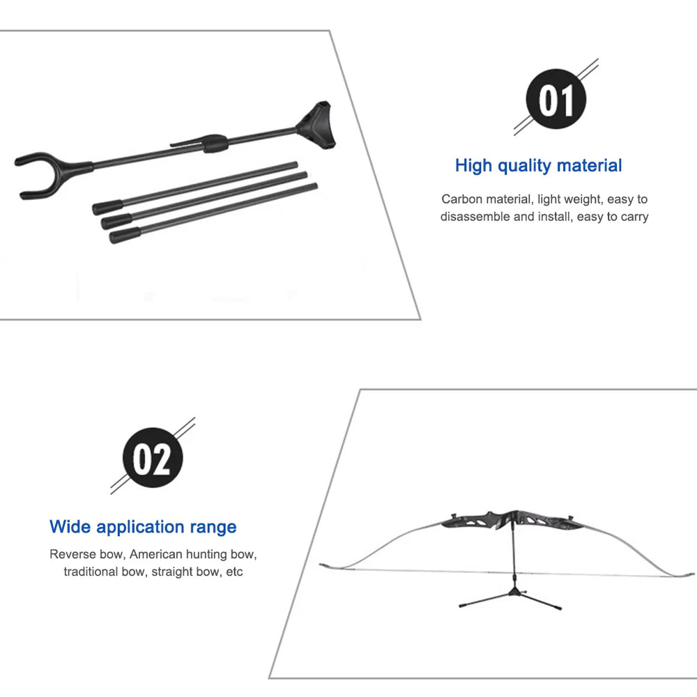 Adjustable Carbon Fiber Archery Bow Stand