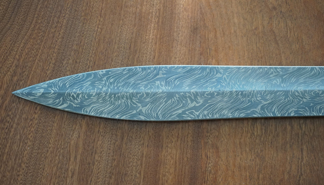 Gladius Sword- High Carbon Damascus Steel Sword- 24"- Gladiator/ Roman Sword
