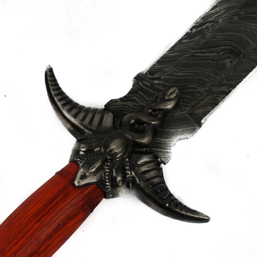 Bastard Sword / Longsword- High Carbon Damascus Steel Sword- 29"