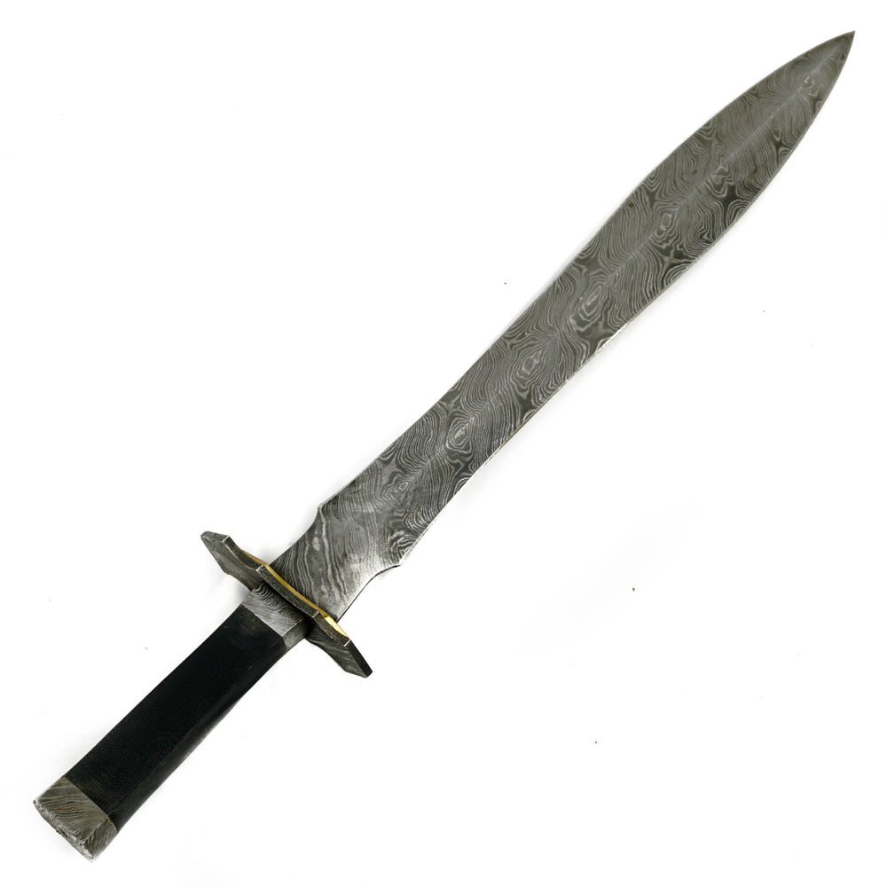 Viking Sword- 24"- High Carbon Damascus Steel- Ulfberht