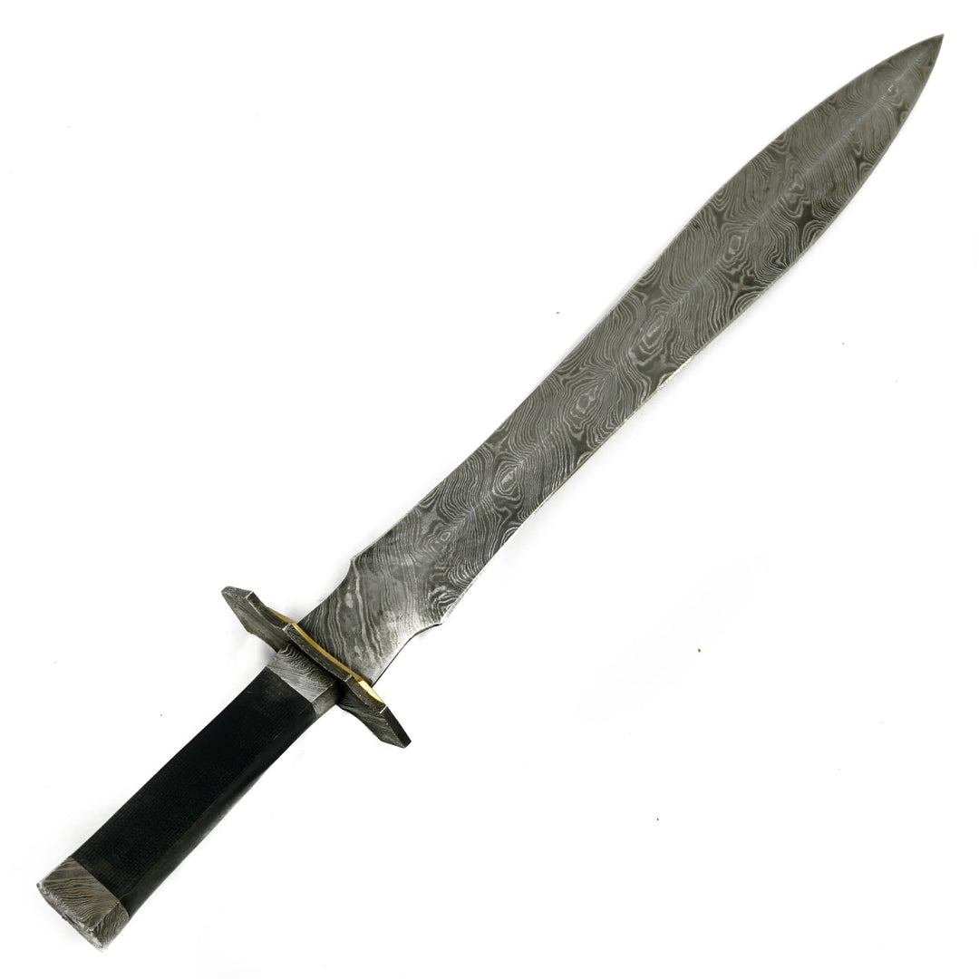 Viking Sword- 24"- High Carbon Damascus Steel- Ulfberht