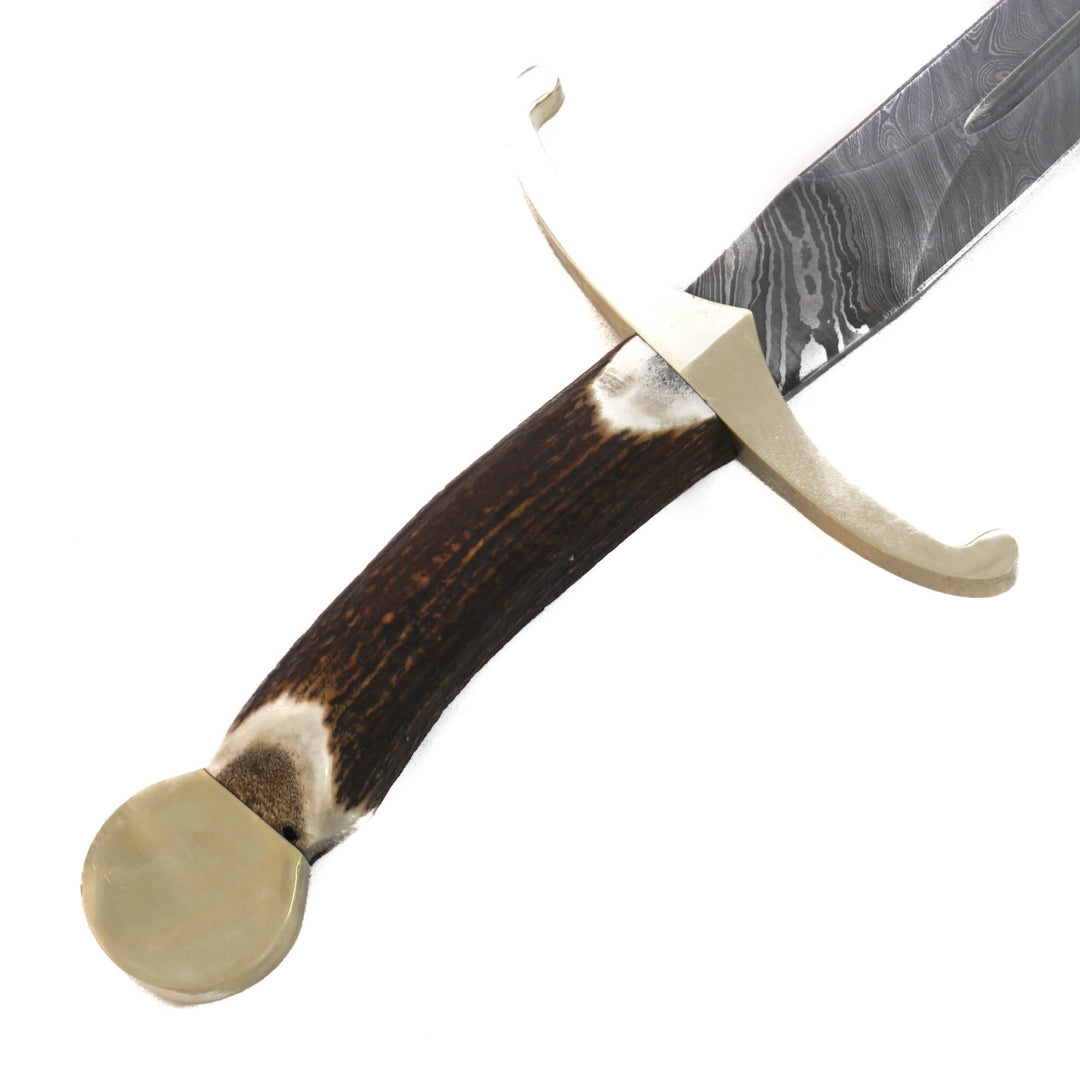 Longsword / Greatsword / Bastard Sword- High Carbon Damascus Steel Sword- 44"