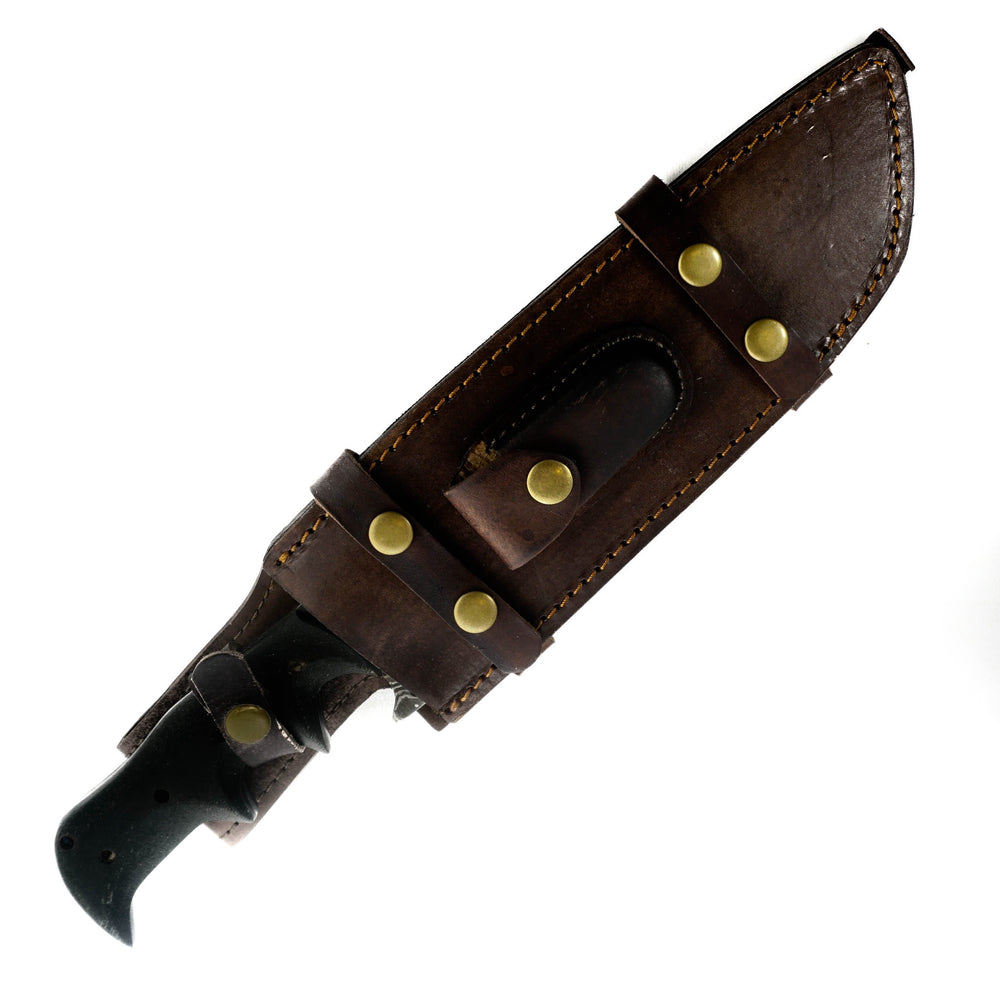Tracker Knife- High Carbon Damascus Steel Blade- Hunting Knife
