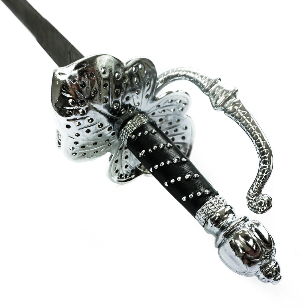 Rapier Sword- Leaf Guard - Handmade High Carbon Damascus Steel Zorro/ Fencing -36"