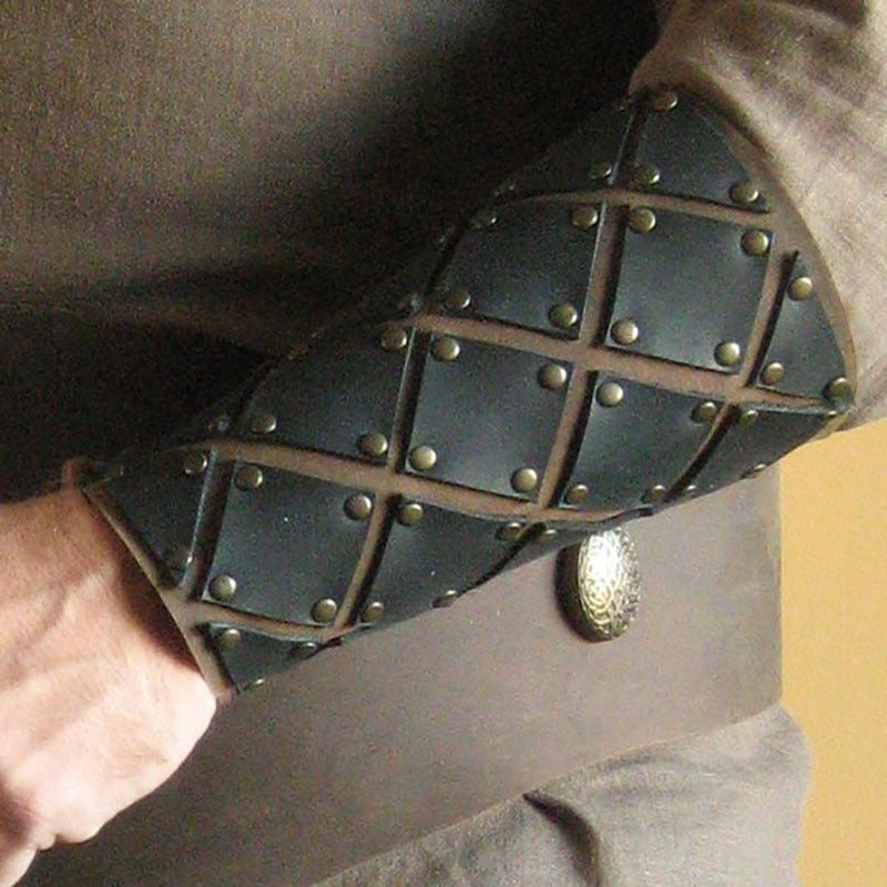 Wide Cuff Bracer - Armor Wristband – Battling Blades