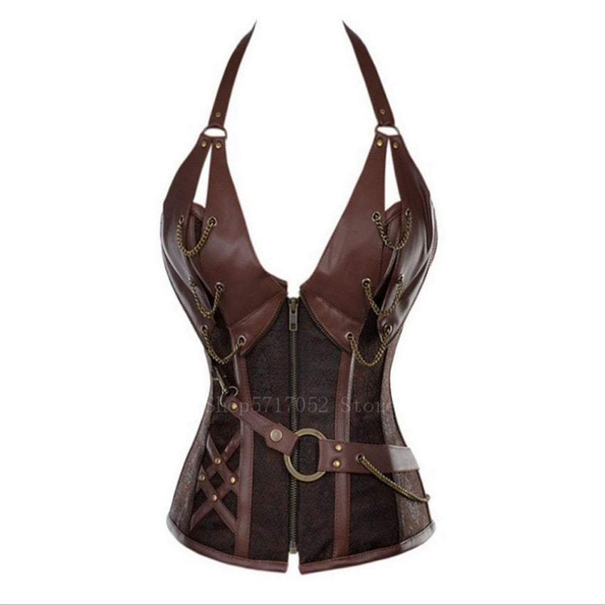 Gothic corset court belly body sculpting corset for women medieval