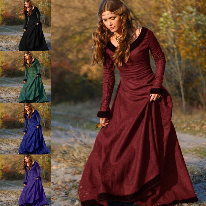 Renaissance Dress - Vintage Gothic Dress