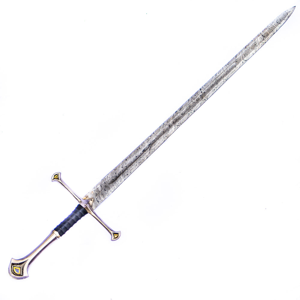 Greatsword- Two Handed Longsword - High Carbon Damascus Steel - 45"