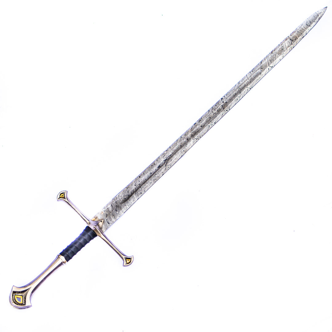 Greatsword- Two Handed Longsword - High Carbon Damascus Steel - 45"
