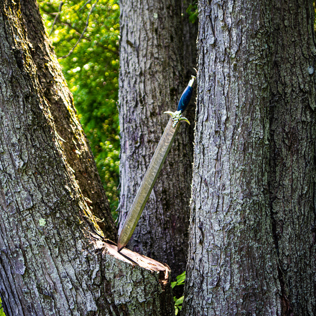 Longsword- Dragon Sword- High Carbon Damascus Steel - 29"