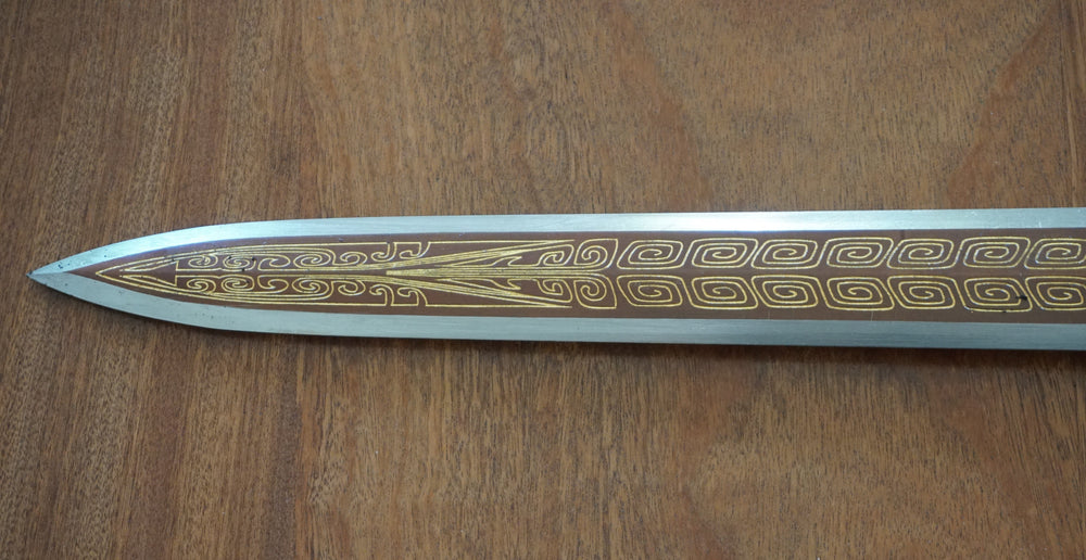 Gladius Sword- High Carbon Damascus Steel Sword- 30"- Gladiator/ Roman Sword