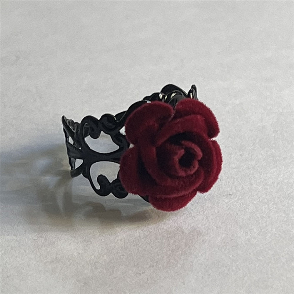 Gothic on sale rose ring