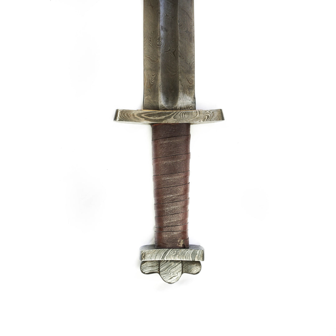 Viking Sword / Ulfberht - High Carbon Damascus Steel Sword- 38"- Stiklestad