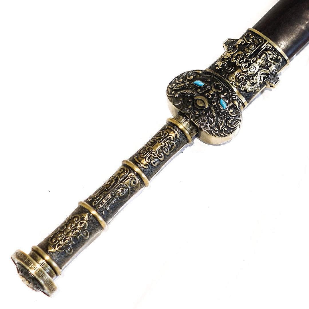 Dragon Sword- Han Jian - High Carbon 1095 Steel Sword- 39"- Chinese