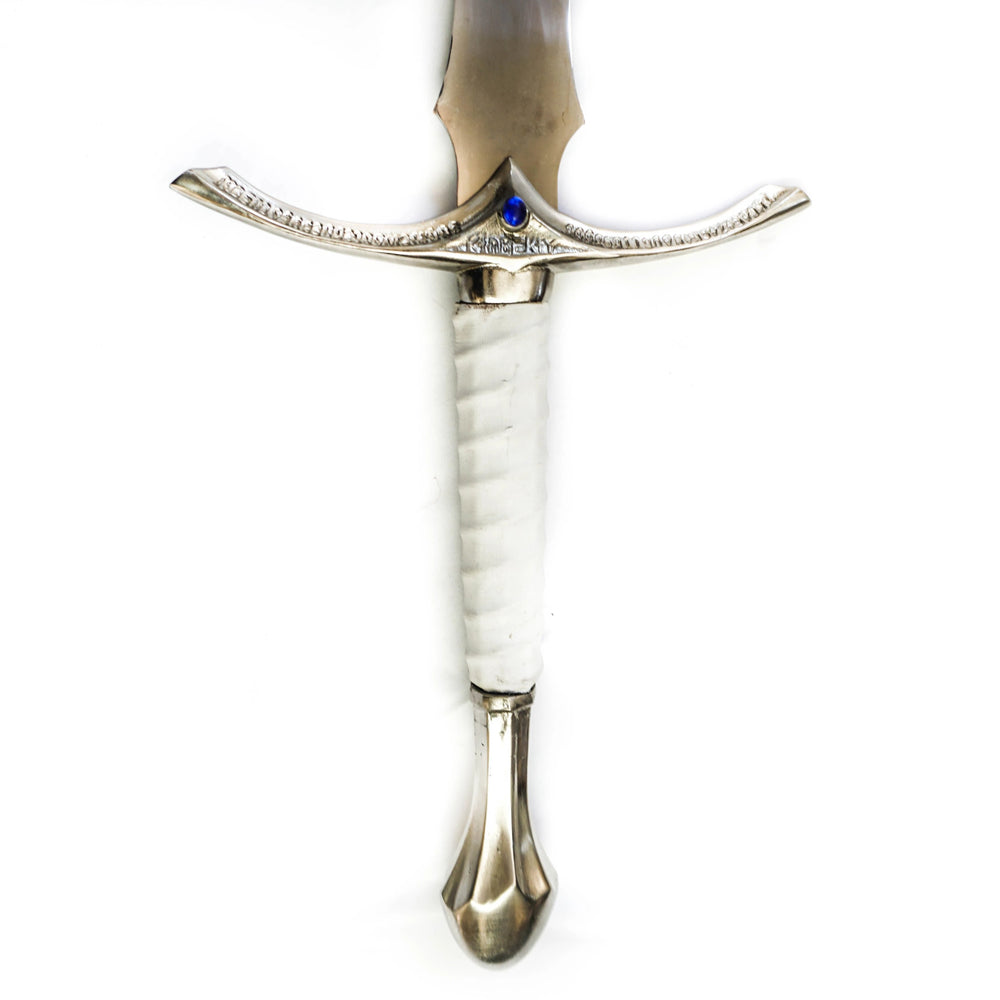 Longsword/ Bastard Sword- White Sword- High Carbon 1095 Steel Sword With Clay Temper- 44"