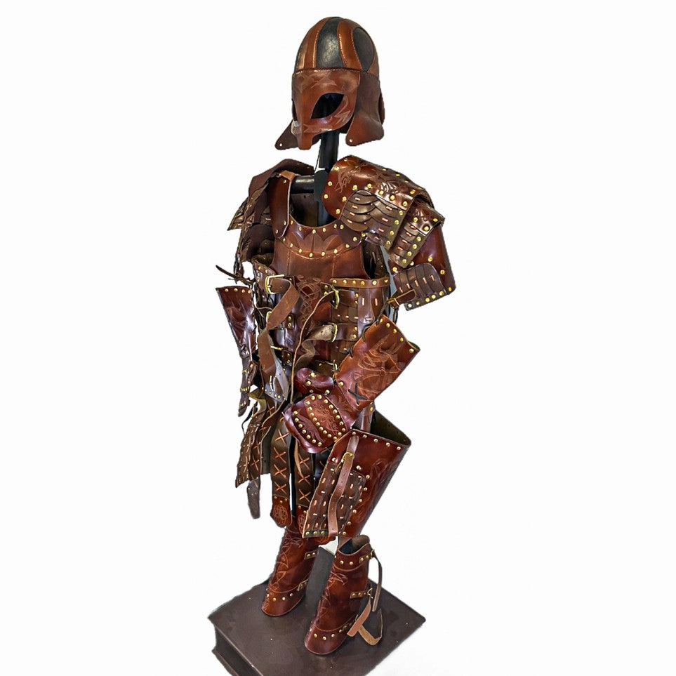 English Suit of Armor- Wearable Leather Viking Armor