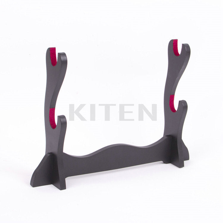 Two Sword Stand with Red Velvet