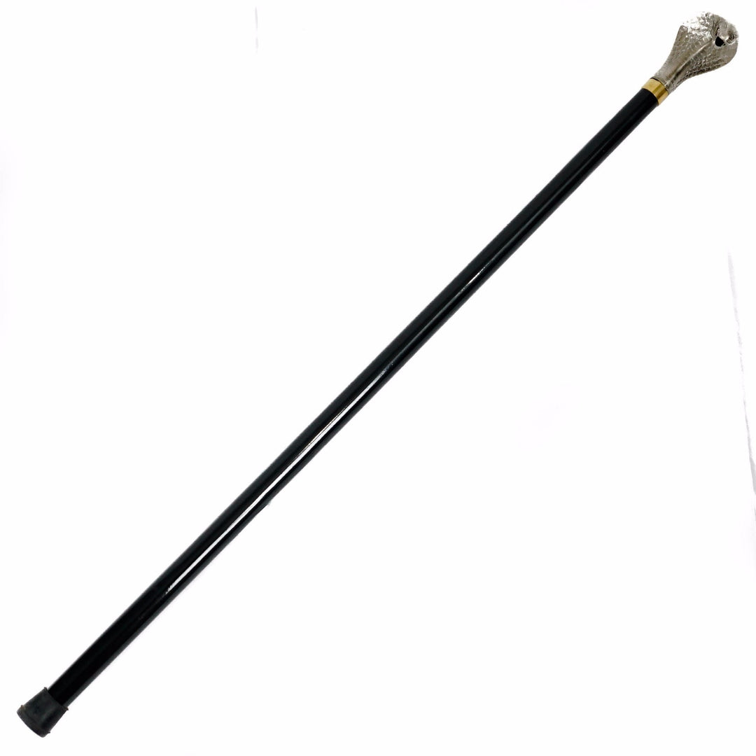 Snake head cane sword with hidden 1095 steel blade