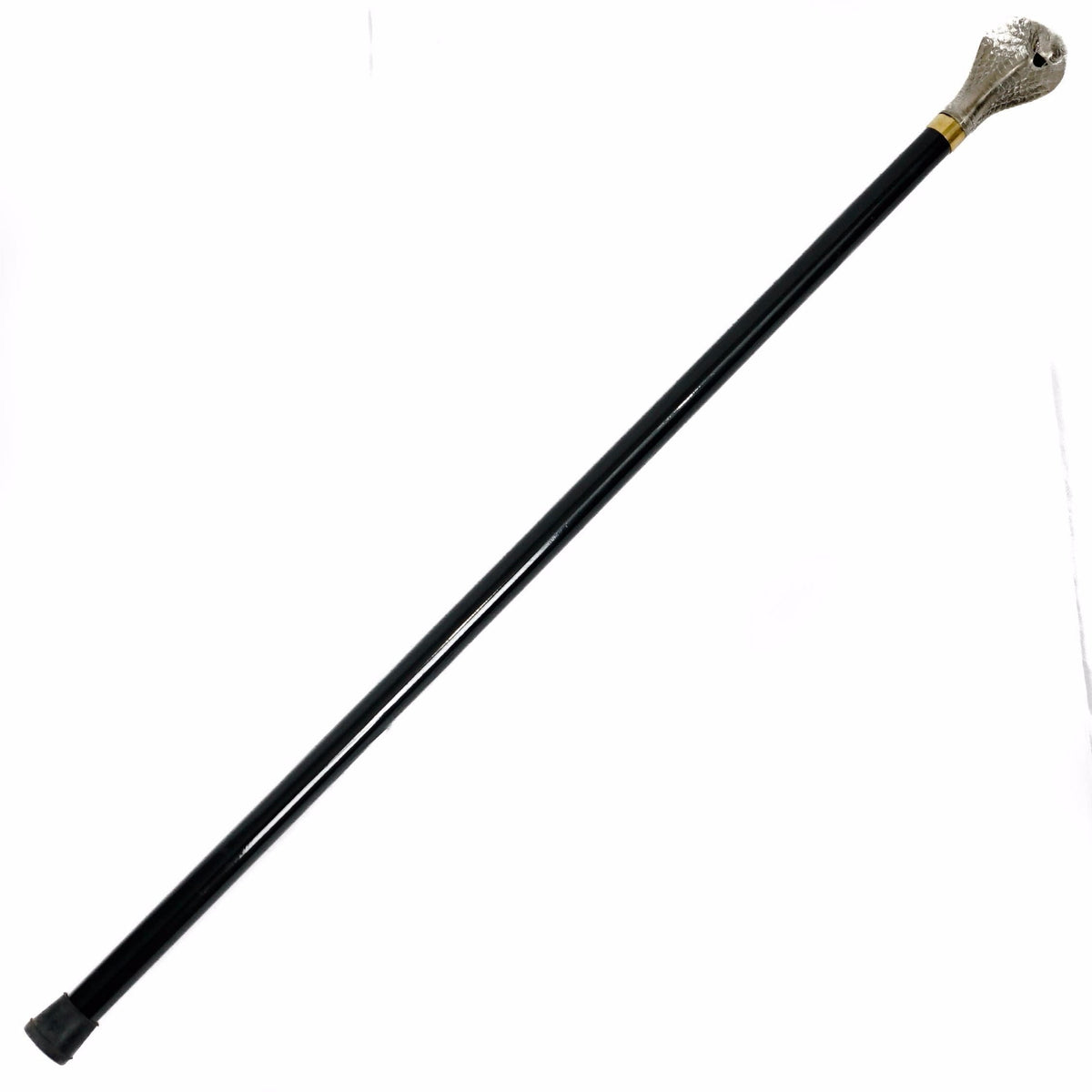 Snake head cane sword with hidden 1095 steel blade