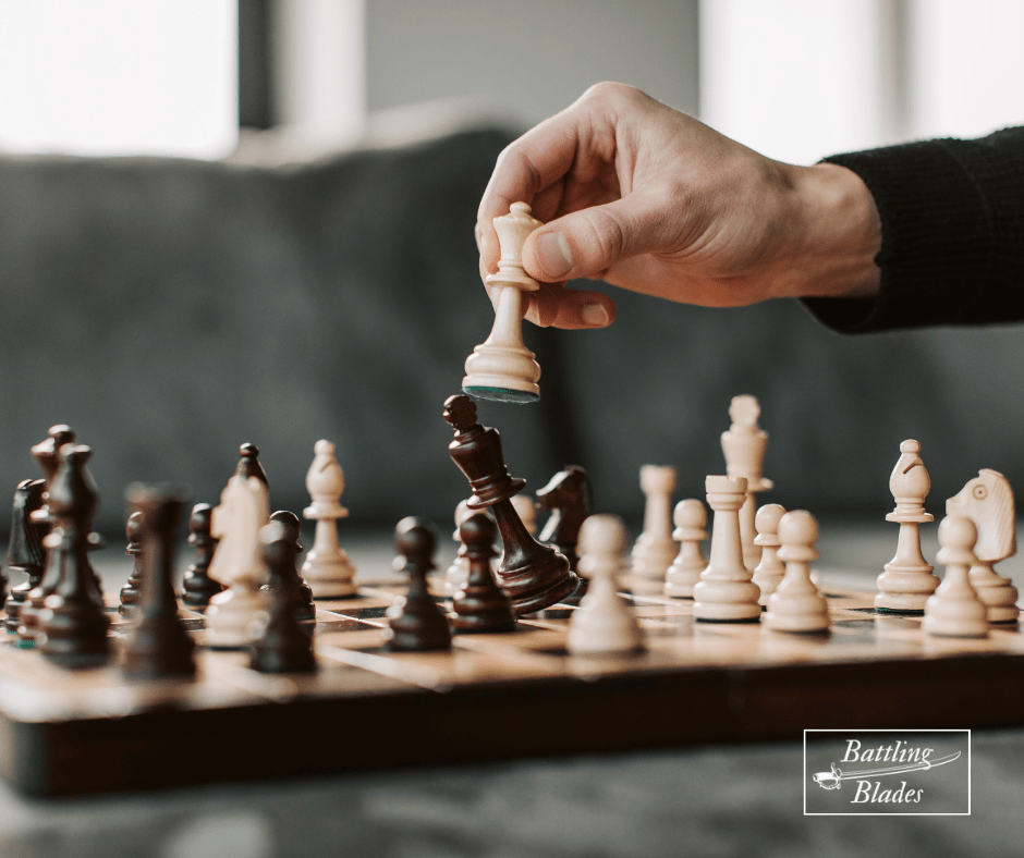 Battling Blades on the Chessboard: Unveiling the Intricate World of the Chess Set of Duels - Battling Blades