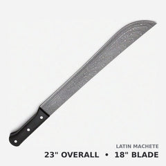 Latin Machete Size