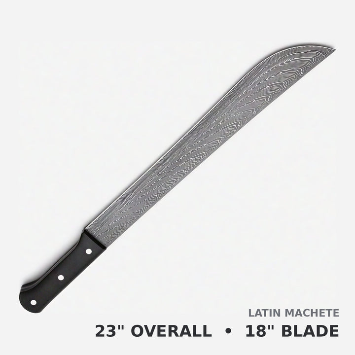 Latin Machete Size