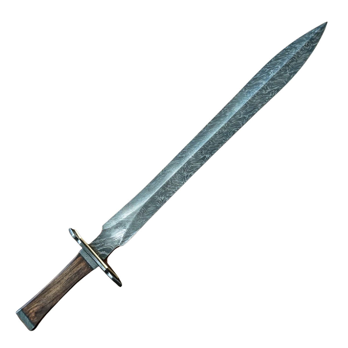 Roman Gladius Sword- High Carbon Damascus Steel- 24" - Battling Blades
