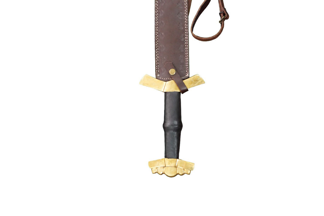 Roman Spatha Sword - High Carbon Damascus Steel - 43.5" - Battling Blades