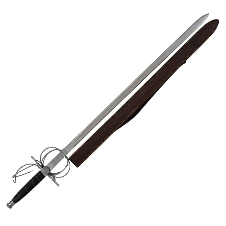 Swept-Hilt Rapier Sword- 1095 Steel -48" - Battling Blades