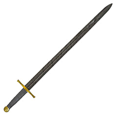Knightly Sword – 40"- Damascus Steel- Arming Sword | Oakeshott Type XVIa - Battling Blades