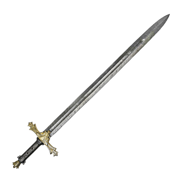Charlemagne Longsword/- High Carbon Damascus Steel Sword- 47"