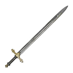 Charlemagne Longsword- Joyeuse Sword- High Carbon Damascus- 47" - Battling Blades