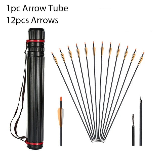 Carbon Arrow for Compound/Recurve Bow Archery Shooting