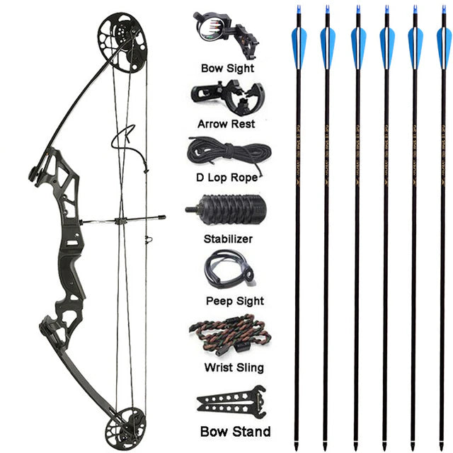 Adjustable Training Bow - Compound Archery Bow