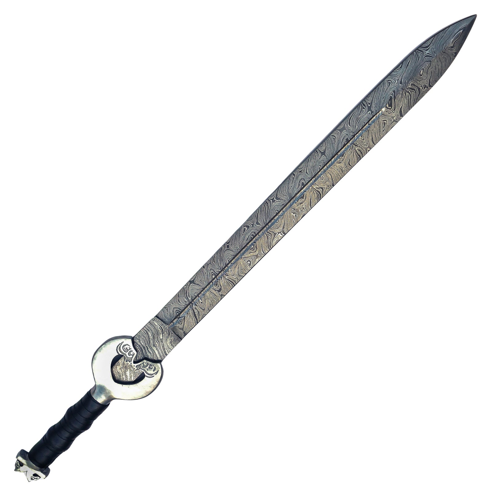 Spanish Longsword - El Cid Sword - Damascus Steel 37" - Battling Blades