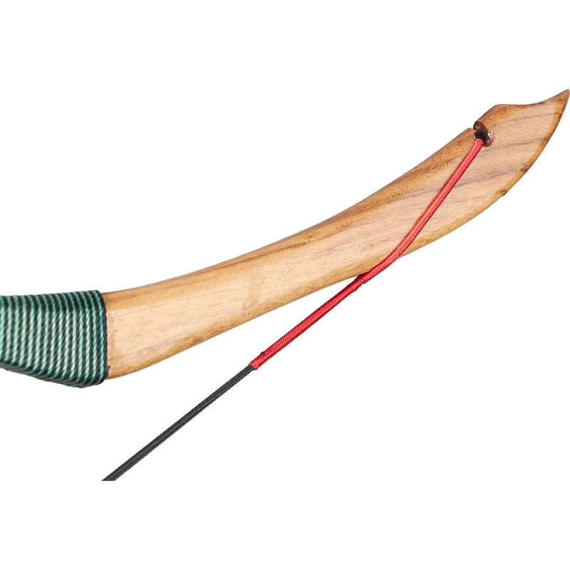 Animal Print Traditional Long Bow - Recurve Archery Bow