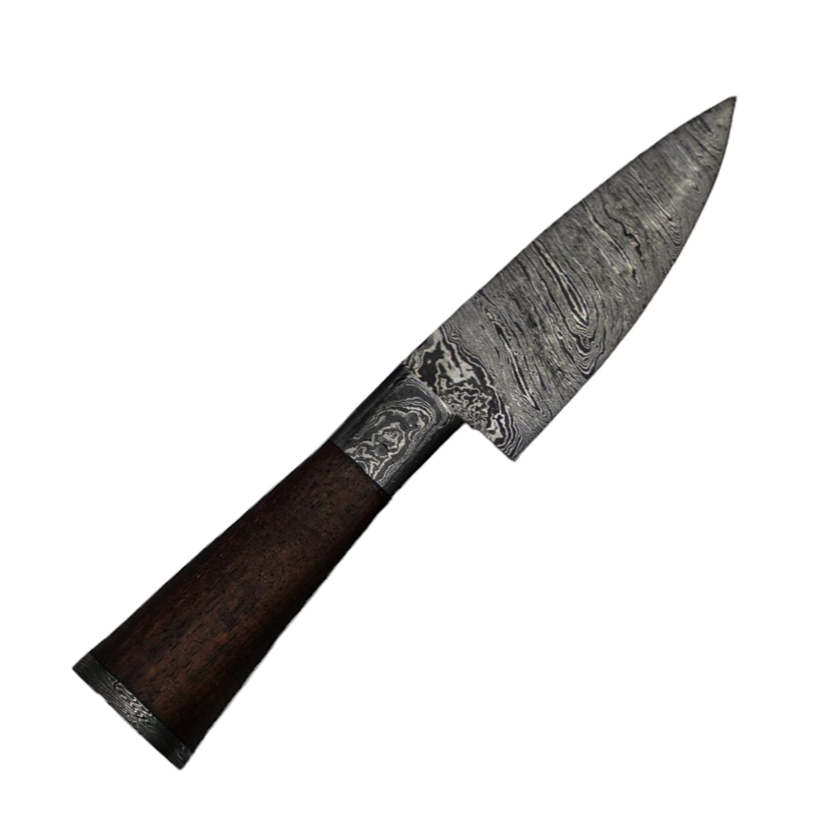 Skinning Knife- High Carbon Damascus Steel - 7" - Battling Blades