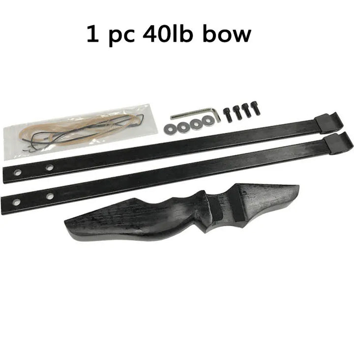 Bow and Arrow Recurve Bow Take down Longbow 30Lbs/40Lbs with Fiberglass Arrows and Arrow Tube for Archery Hunting Accessory