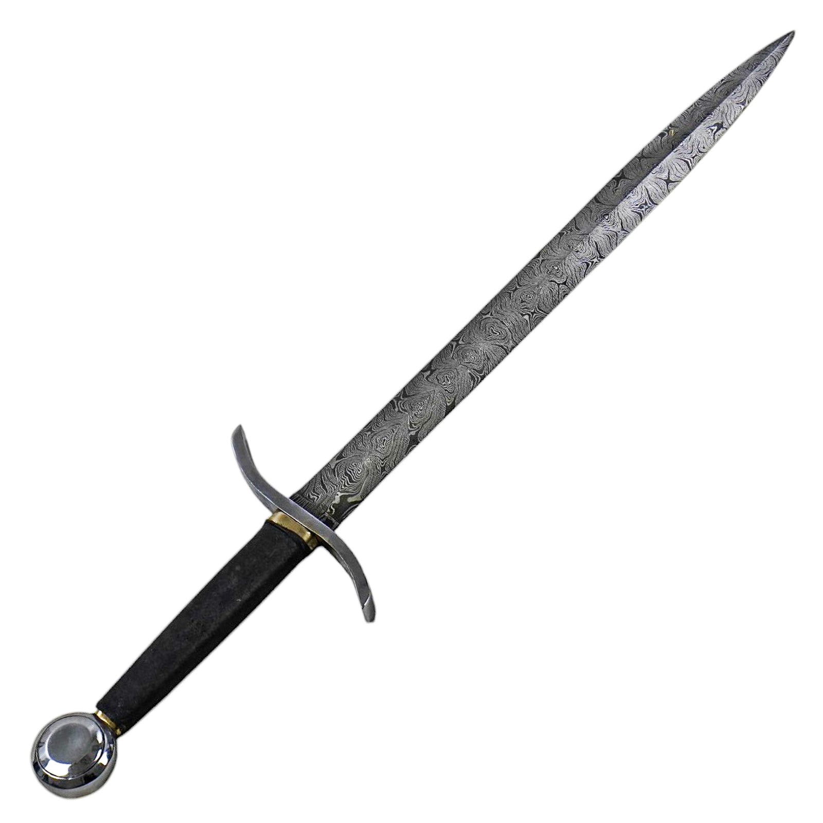 Medieval Arming Sword – Damascus Steel - 32” - Battling Blades