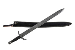 Knight's Templar Sword- Longsword- Damascus Steel- 36" - Battling Blades