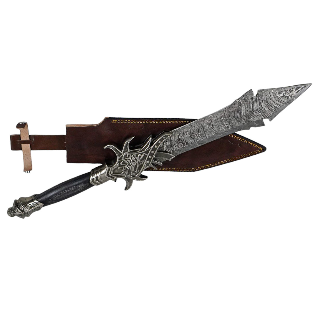 Fantasy Short Sword- High Carbon 1095 Steel Sword -24"