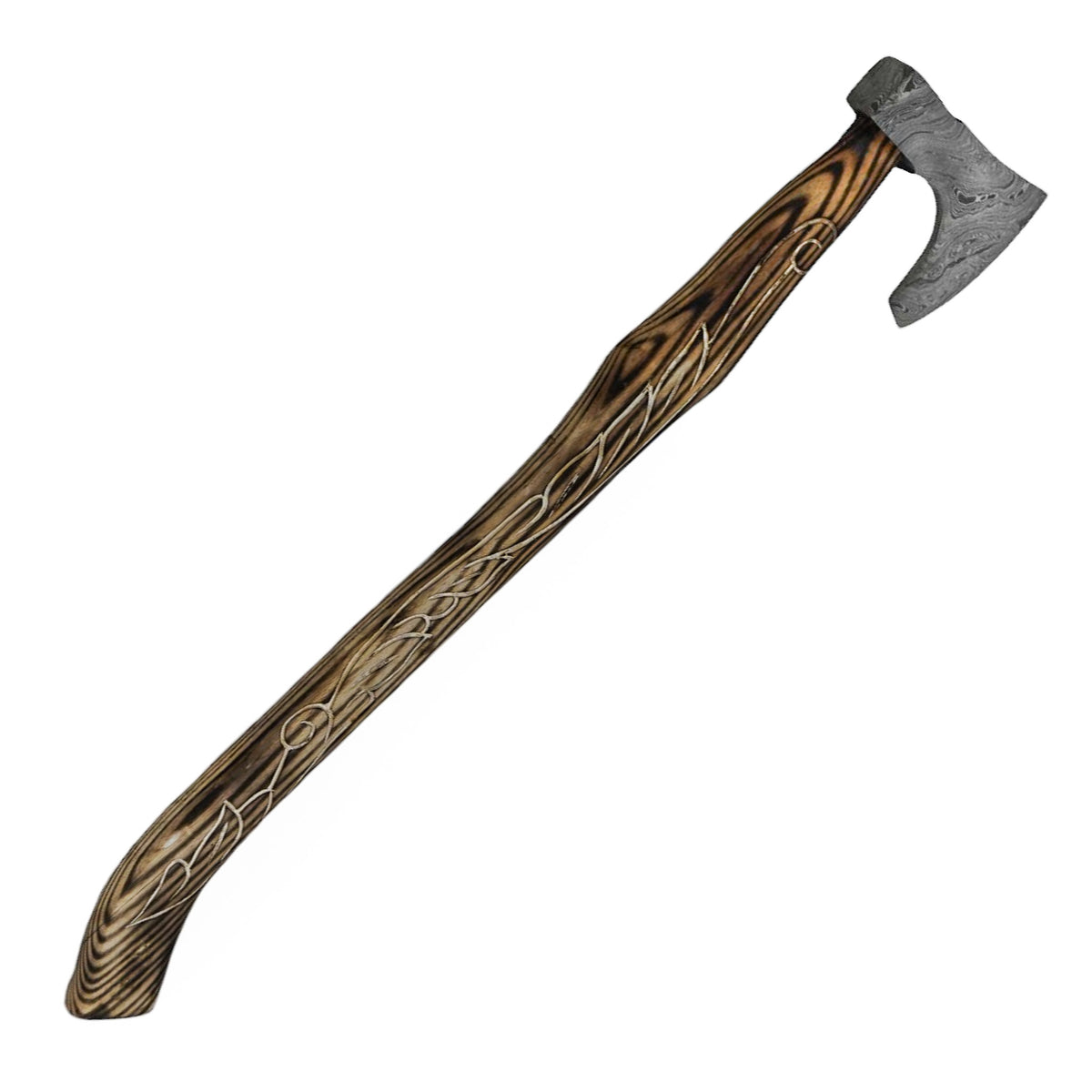 Splitting Ax- Damascus Steel- 32" - Battling Blades