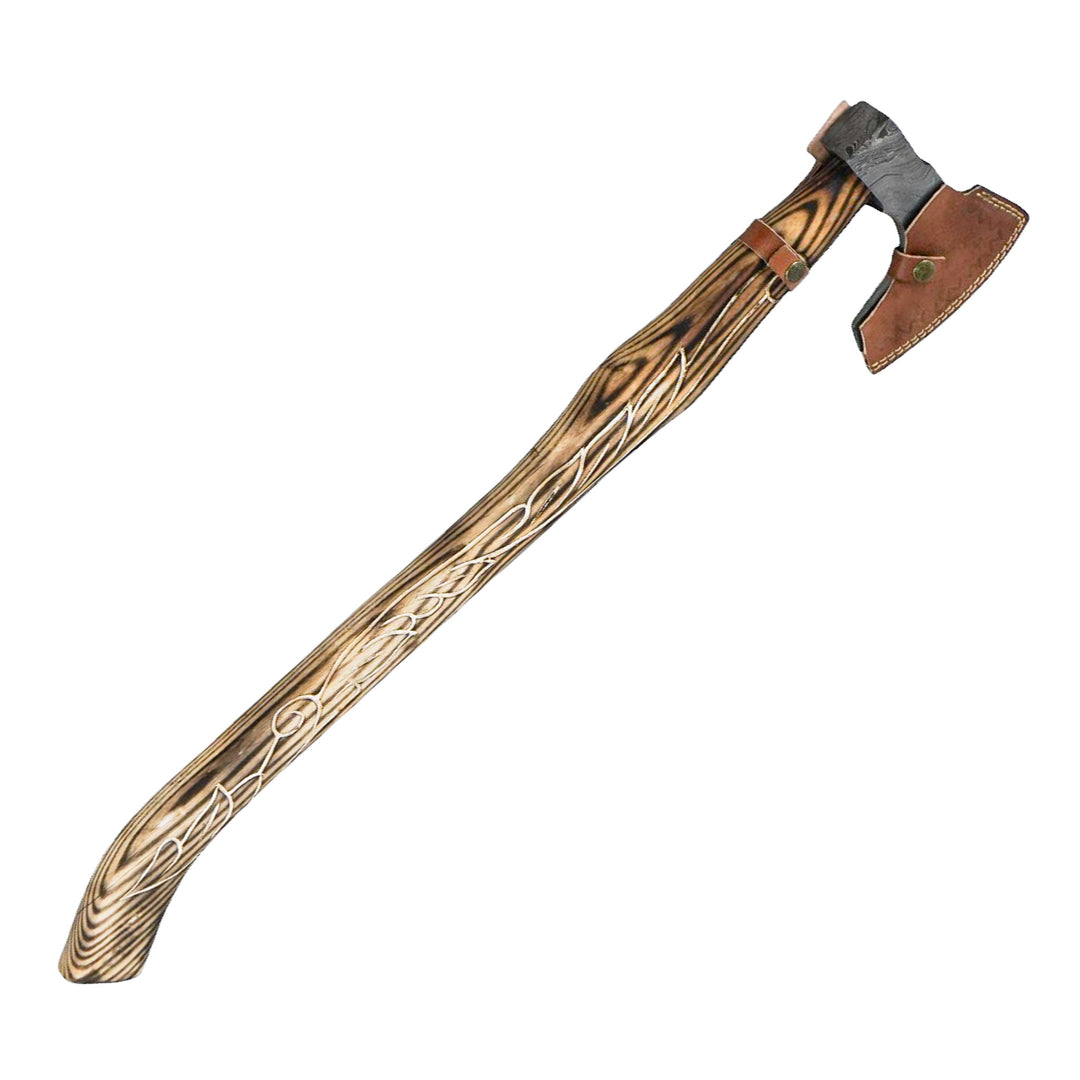 Splitting Ax- Damascus Steel- 32"