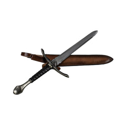 Short Sword- Stainless Steel- Black- 20" - Battling Blades