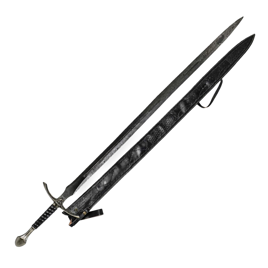 Black Knight Greatsword- Damascus Steel- 60"