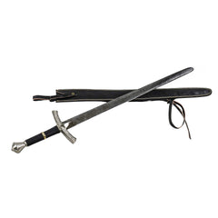 Rhinelander Sword- Damascus Steel - 40" - Battling Blades